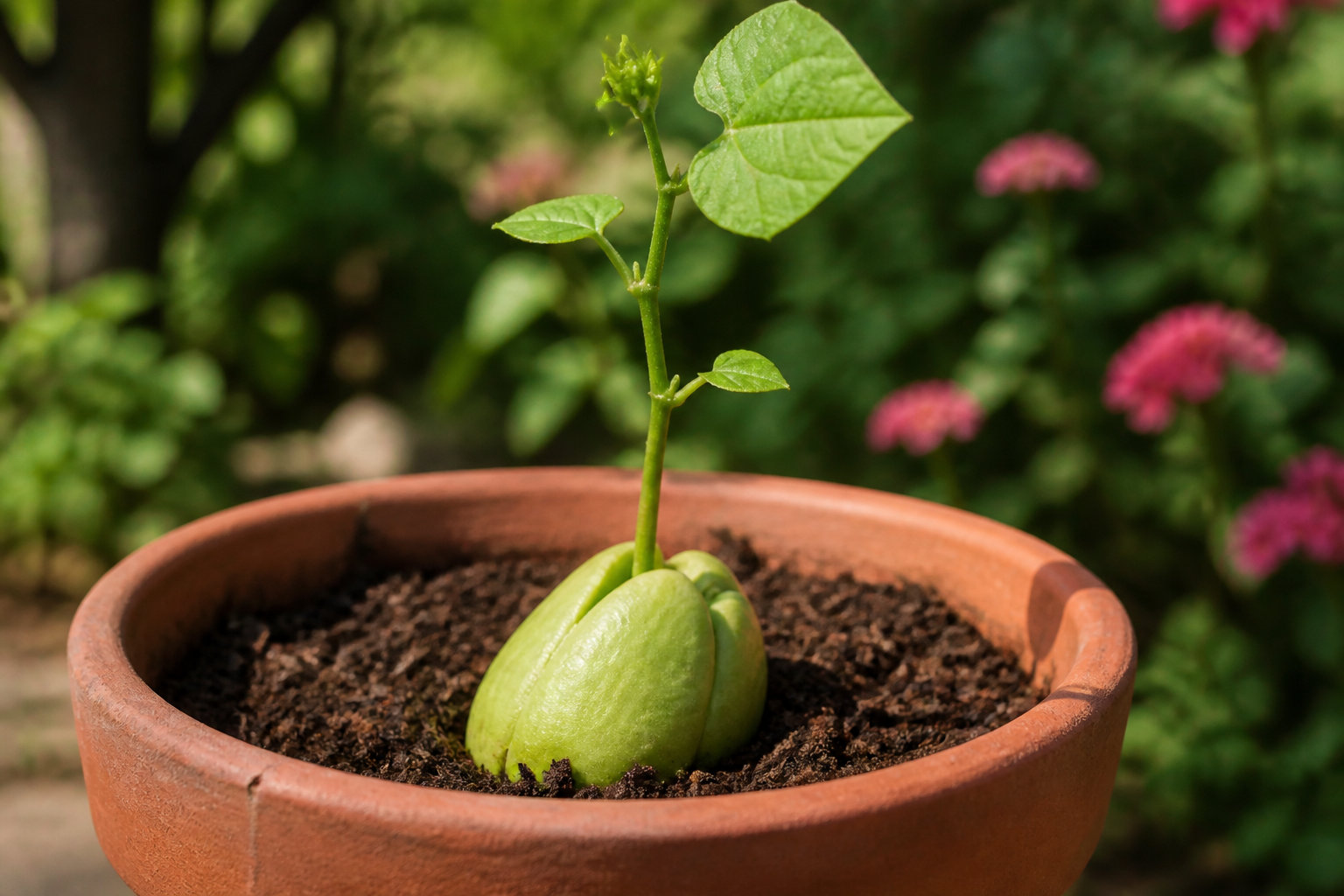 Planter une christophine germée : les fondamentaux du démarrage
